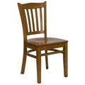 Hercules Vertical Back Chair - Wood
