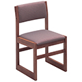 Russwood® Providence™ Wood and Fabric Library Chair