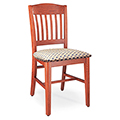 JSI Americana Library Chair - Americana ll with Fabric Seat