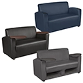Regency Supernova Loveseats with Tablet Arm & Storage