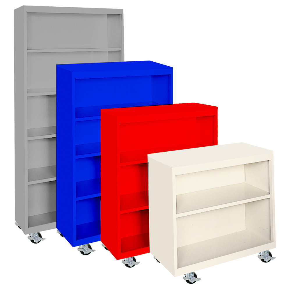 Bookcases Steel USA Mobile Steel Bookcases