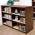 Wood & Steel Library Shelving