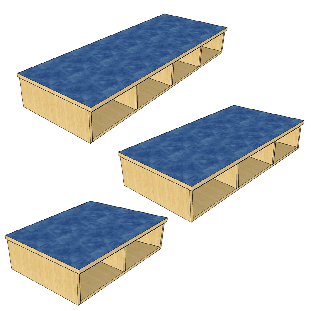 Atlantis Circulation Desk - Cubbie Boxes for Atlantis™ Modular Wood ...