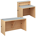 Reference Desks for Russwood&reg; Palette&trade; Wood Circulation Desk