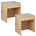 Knee Space for the Russwood&reg; Palette&trade; Wood Circulation Desk