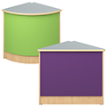 Closed Corners for the Russwood&reg; Palette&trade; Wood Circulation Desk