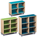 Russwood® Palette™ Cubby Mobile Shelving