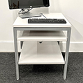 3branch skware™ OPAC Tables with Shelves