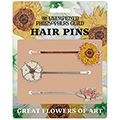 Great Flowers of Art Hair Pins