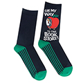On My Way to the Bookstore Socks