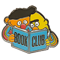 Bert and Ernie Book Club Enamel Pin - 1/Pkg