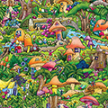 Fairytale Mushroom Forest Puzzle