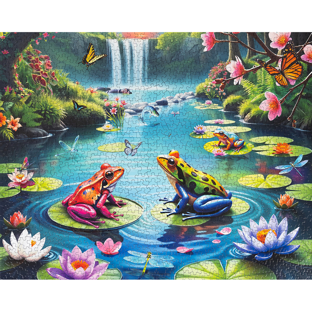 Games & Puzzles - Lily Pond Paradise Puzzle