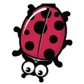 Lady Bug Bookmarks - 10/Pkg