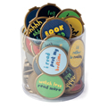 Wordy Junior Bookmark Mini Tub - 75/Pkg