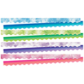 Tie-Dye and Ombre Double-Sided Scalloped Border Set