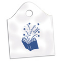 Celebrate Read Plastic Library Bags - 25/Pkg