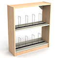 Infinity Picture Book Wood & Steel Library Shelving