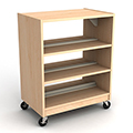 Paragon Infinity Mobile Library Shelving - Wood Shelves