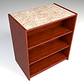 Nautilus&trade; Wood Double-Face Mobile Library Shelving - 42 in.H x 24 in.D Starter