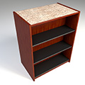 Nautilus&trade; Wood & Steel Double-Face Mobile Library Shelving - 48 in.H x 24 in.D Starter