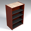 Nautilus&trade; Wood & Steel Double-Face Mobile Library Shelving - 60 in.H x 24 in.D Starter