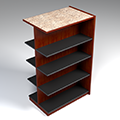Nautilus&trade; Wood & Steel Double-Face Mobile Library Shelving - 60 in.H x 24 in.D Adder