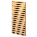 Russwood&reg; Cantilever Shelving End Panel - Slatwall