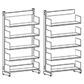 estey&reg; Steel Designer Cantilever Library Shelving