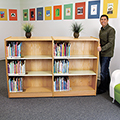 Atlantis™ Mobile Library Shelving - Steel Shelves