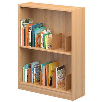 Atlantis&trade; Picture Book Library Shelving - Wood Shelves