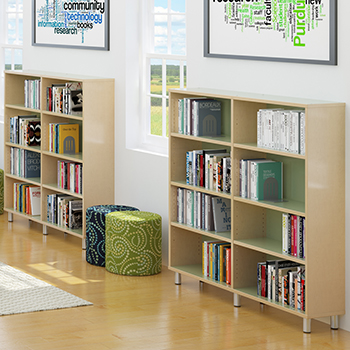 Russwood&reg; Envision Wood Library Shelving