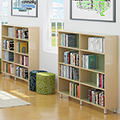 Russwood® Envision Wood Library Shelving