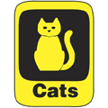 Classification Labels - Cats, 250/Roll