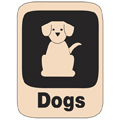 Classification Labels - Dogs, 250/Roll