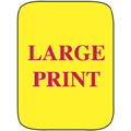 Classification Labels - Large Print, 250/Roll