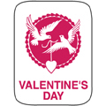 Classification Labels - Valentine's Day, 250/Roll