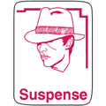 Classification Labels - Suspense, 250/Roll