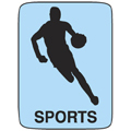 Classification Labels - Sports, 250/Roll