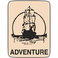 Classification Labels - Adventure, 250/Roll