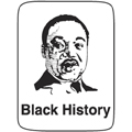 Classification Labels - Black History, 250/Roll