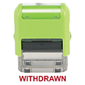 Self-Inking Stock Stamp - Withdrawn