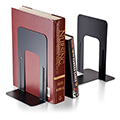 TLS&trade; Steel Bookends - 9 in.H, Non-Skid, Pair