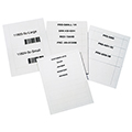 Laser/Inkjet Label Inserts - 1 in.H x 8 in.H, 100/Pkg