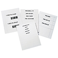 Laser/Inkjet Label Inserts - 3/8 in.H x 8 in.W, 260/Pkg