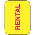 Classification Labels - Prelaminated - Rental, 250/Roll