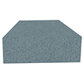 Hickory Contract UPpJr. Modular Lounge Seating - Bench Taper In, Fabric