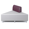 Russwood&reg; Exchange Lounge Seating - Left Back Triangle, Fabric