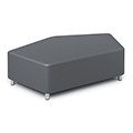 Russwood&reg; Exchange Lounge Seating - Pentagon Ottoman, Fabric