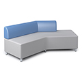 Russwood&reg; Exchange Lounge Seating - Right Back Sofa, Vinyl